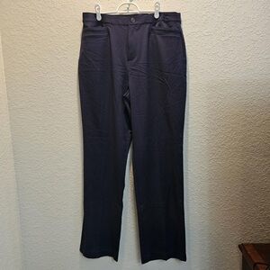 Christopher & Banks Women's Size 14L Classic Fit Trouser Leg Pants Elastic Waist